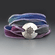 Silk Wrap Compass Bracelet