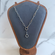 Silver Lariat Paper Clip Charm Holder Necklace | Stainless Steel