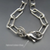 Silver Lariat Paper Clip Charm Holder Necklace | Stainless Steel