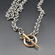 Stainless Steel Cable Chain | Gold Bronze Toggle Clasp