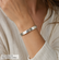 Sterling Silver / Aluminum Pet Celebration/Memorial Bracelet | 8mm wide