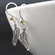 Sterling Silver Fern Leaf Earrings