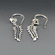 Sterling Silver Fern Leaf Earrings