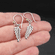 Sterling Silver Fern Leaf Earrings