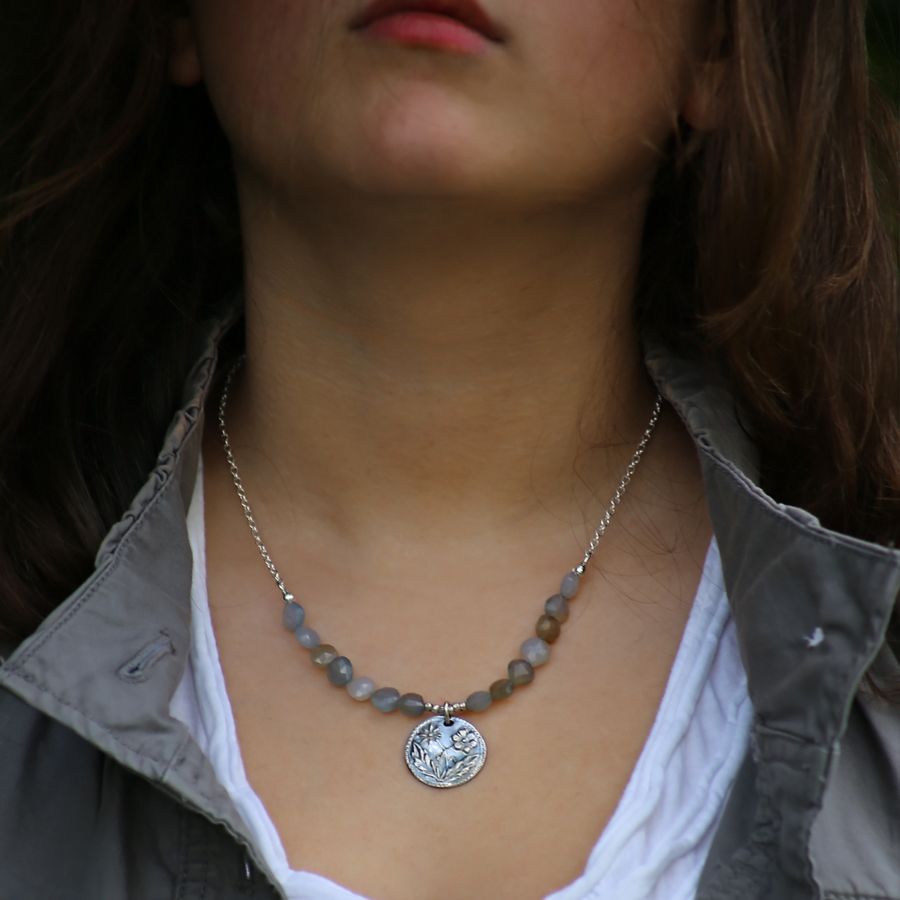 Sterling Silver Garden Necklace