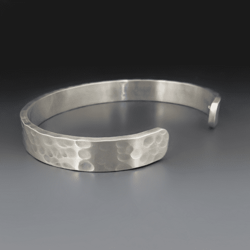 sterling-silver-hammered-cuff-
