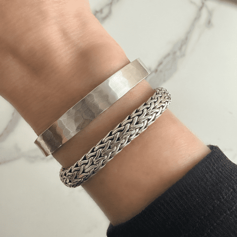 sterling-silver-hammered-cuff-
