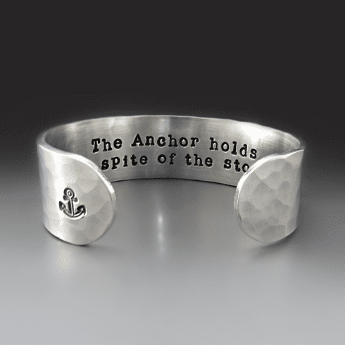 The Anchor Holds Bracelet