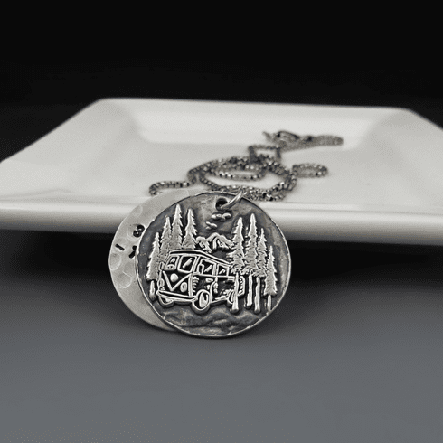 Wanderlust Voyager Camper Necklace