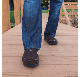 Acorn Men's Crafted Moc Slippers