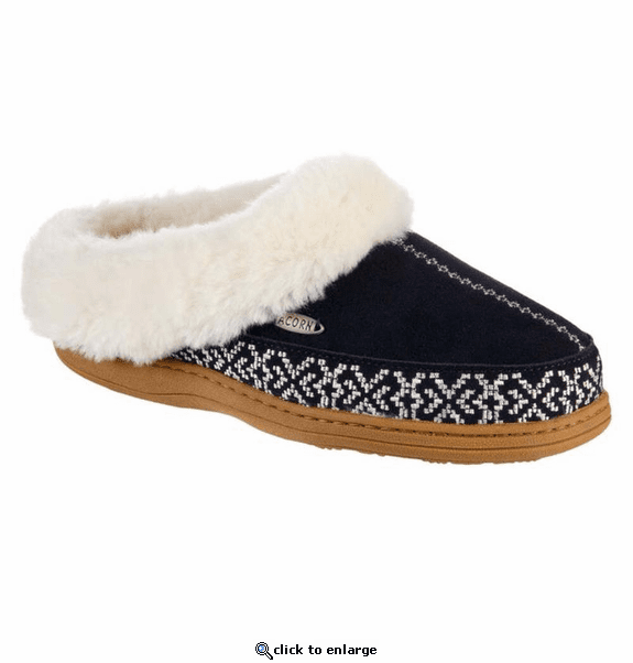 Acorn Women's Greta Embroidered Clog Slippers