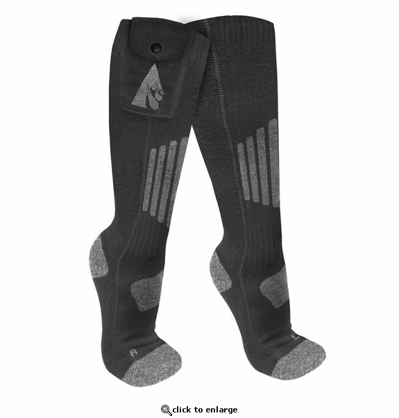 ActionHeat 3.7V Cotton Rechargeable Heated Socks 2.0 - Replacement Socks Only