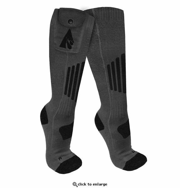 ActionHeat 3.7V Wool Rechargeable Heated Socks 2.0 - Replacement Socks Only