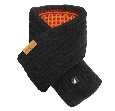 ActionHeat 5V Battery Heated Cable Knit Wrap Scarf