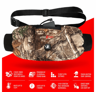 ActionHeat 5V Battery Heated Hunting Hand Warmer Muff