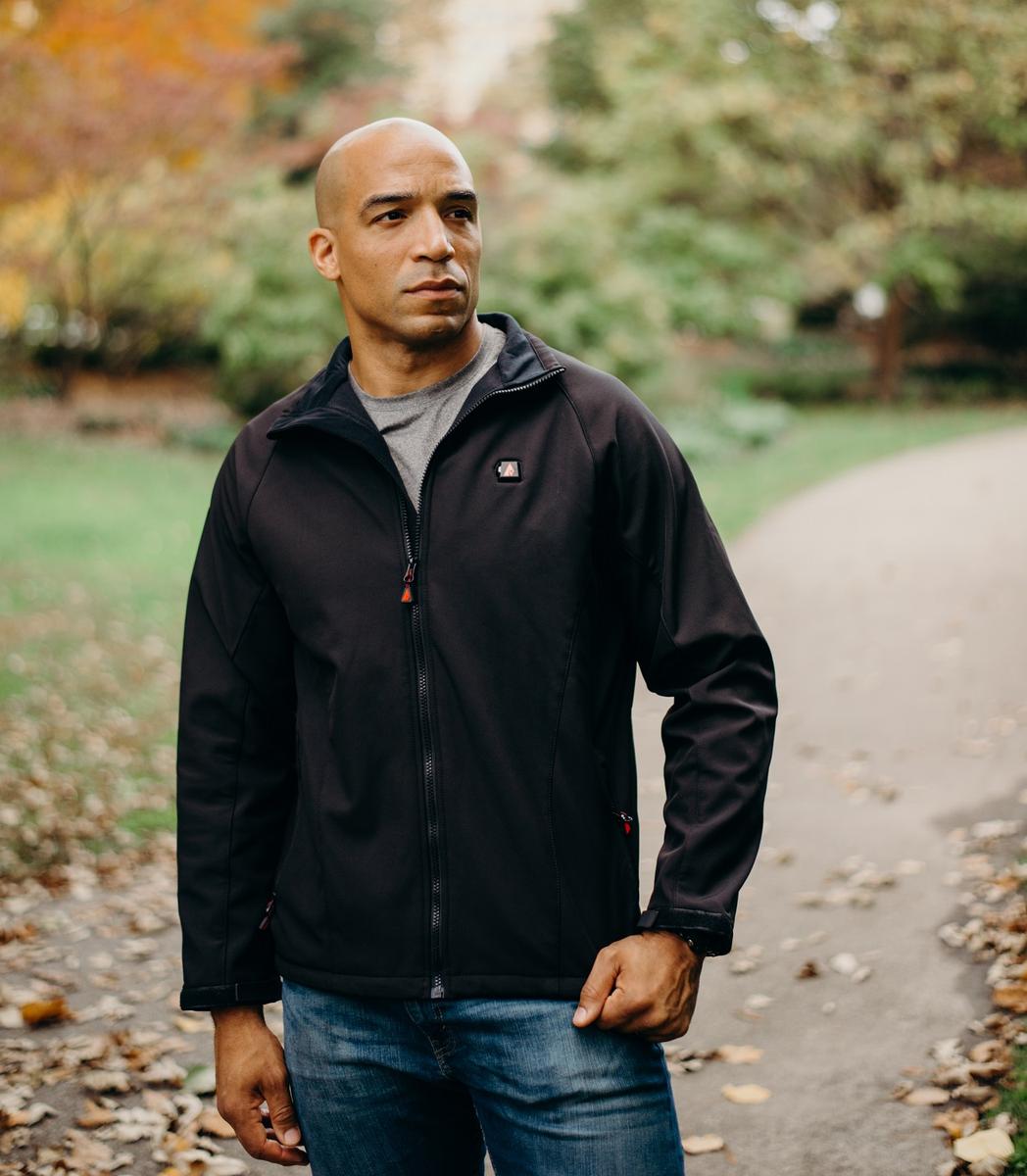 ActionHeat 5V Men's Softshell Battery Heated Jacket - My Cooling Store