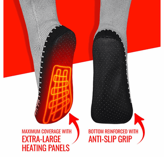 ActionHeat 5V Battery Heated Slipper Sock