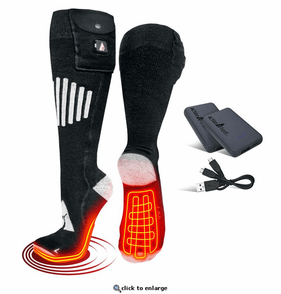 ActionHeat 5V Cotton Battery Heated Socks