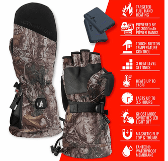 ActionHeat 5V Men's Battery Heated Hunting Glomitts