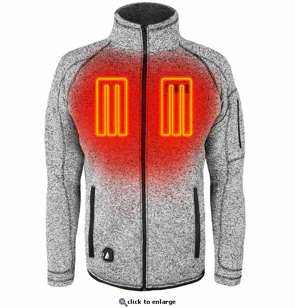 ActionHeat 5V Men's Battery Heated Sweater Jacket