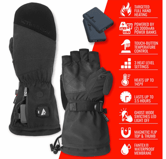 ActionHeat 5V Women's Battery Heated Glomitts