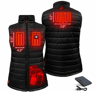 ActionHeat 5V Women's Battery Heated Insulated Puffer Vest