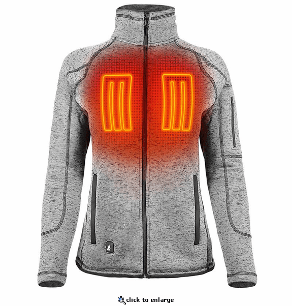 ActionHeat 5V Women's Battery Heated Sweater Jacket