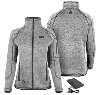 ActionHeat 5V Women's Battery Heated Sweater Jacket