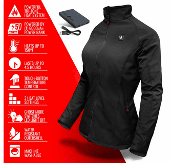 ActionHeat 5V Women's Softshell Battery Heated Jacket