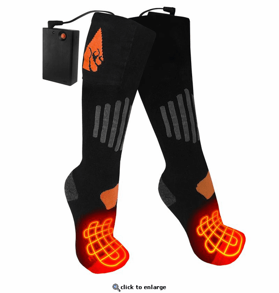 ActionHeat AA Wool Battery Heated Socks