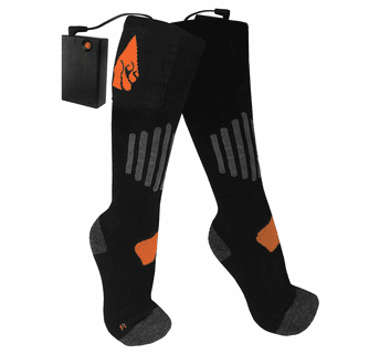 ActionHeat AA Wool Battery Heated Socks