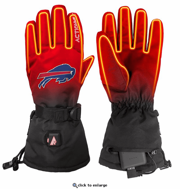 ActionHeat Buffalo Bills 5V Battery Heated Gloves