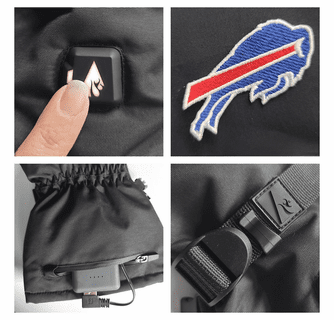 ActionHeat Buffalo Bills 5V Battery Heated Gloves