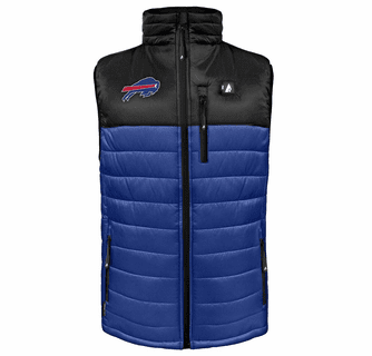 ActionHeat Buffalo Bills 5V Men's Colorblock Puffer Battery Heated Vest