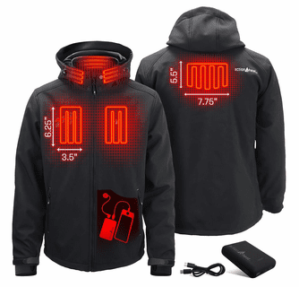 ActionHeat Buffalo Bills 5V Men's Softshell Battery Heated Jacket