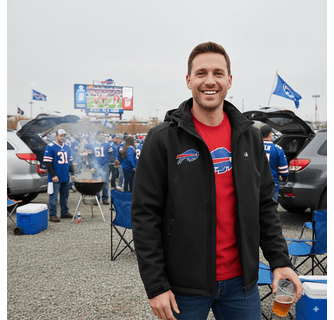 ActionHeat Buffalo Bills 5V Men's Softshell Battery Heated Jacket