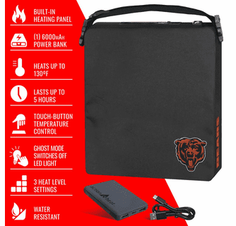 ActionHeat Chicago Bears 5V Battery Heated Seat Cushion