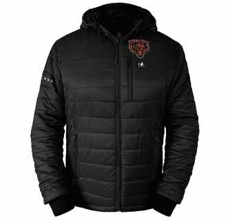 ActionHeat Chicago Bears 5V Men's Puffer Battery Heated Jacket