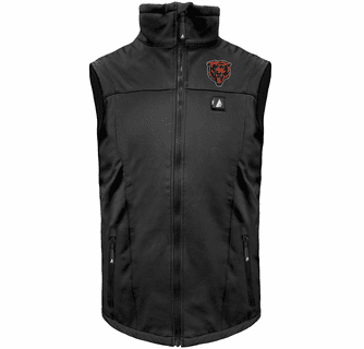 ActionHeat Chicago Bears 5V Men's Softshell Battery Heated Vest