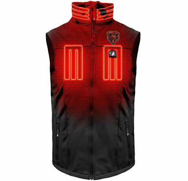 ActionHeat Chicago Bears 5V Men's Softshell Battery Heated Vest