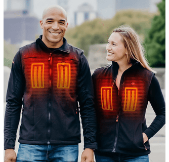 ActionHeat Chicago Bears 5V Women's Softshell Battery Heated Vest