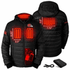 ActionHeat Cleveland Browns 5V Men's Puffer Battery Heated Jacket