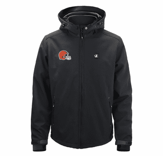 ActionHeat Cleveland Browns 5V Men's Softshell Battery Heated Jacket