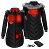 ActionHeat Cleveland Browns 5V Women's Long Puffer Battery Heated Jacket