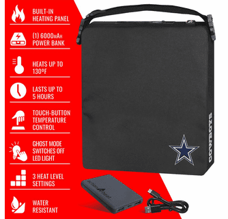 ActionHeat Dallas Cowboys 5V Battery Heated Seat Cushion