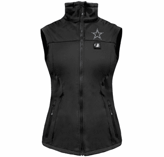 ActionHeat Dallas Cowboys 5V Women's Softshell Battery Heated Vest