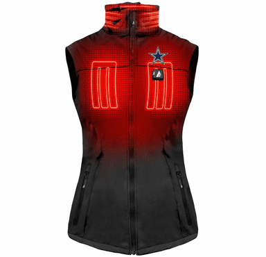ActionHeat Dallas Cowboys 5V Women's Softshell Battery Heated Vest