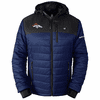 ActionHeat Denver Broncos 5V Men's Colorblock Puffer Battery Heated Jacket