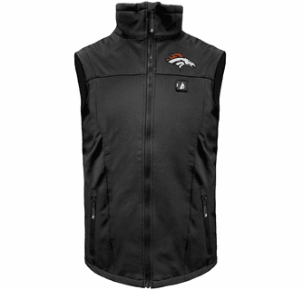 ActionHeat Denver Broncos 5V Men's Softshell Battery Heated Vest