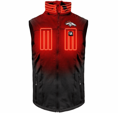ActionHeat Denver Broncos 5V Men's Softshell Battery Heated Vest